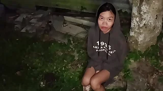Asian girl with no home will be shaved, fucked face added to treated nicely